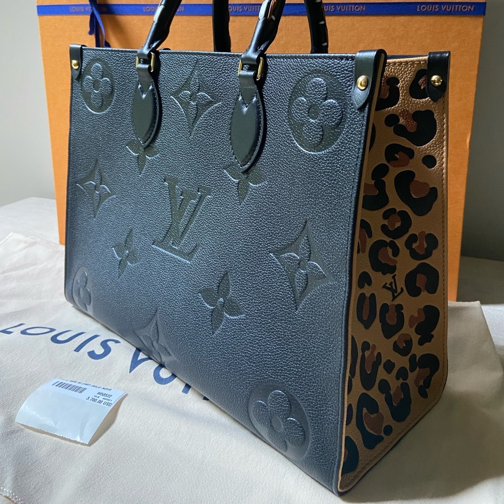 New! Louis Vuitton Wild at Heart Onthego MM Noir! - Picture 2 of 13